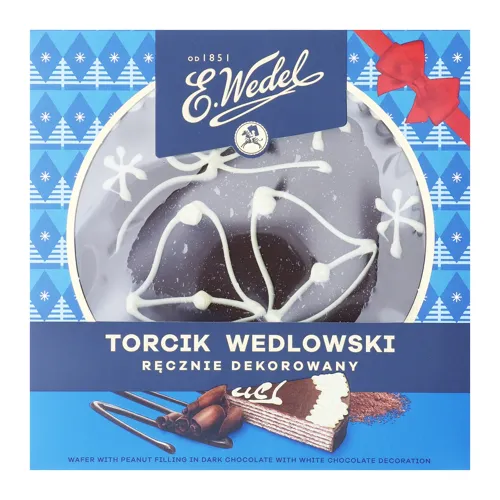 Торт шоколадно-вафельний з білим шоколадом E.Wedel