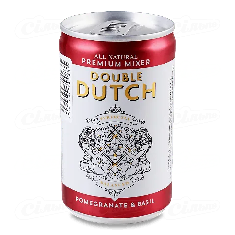 Напій Double Dutch Гранат і Базилік безалкогольний газований, 0,15л