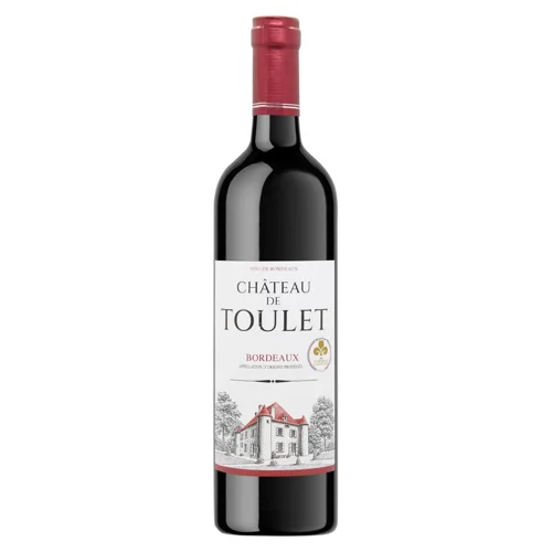 Вино Chateau de Toulet Bordeaux AOP червоне сухе 14% 0,75л