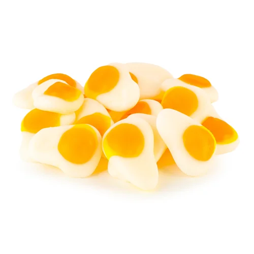 Желейні Цукерки З Фруктовим Смаком, В/ґ, Mini Fried Eggs, 1 кг
