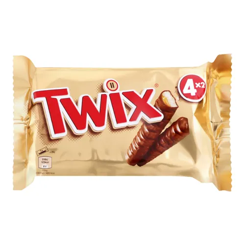 Печиво пісочне з карамеллю, вкрите молочним шоколадом Twix м/у 200г