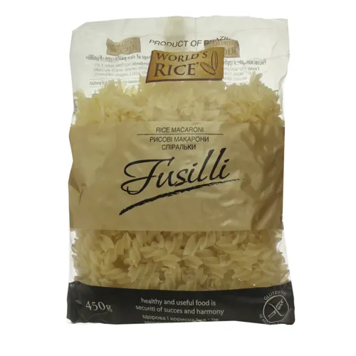 Вироби макаронні рисові Fusilli World's Rice м/у 450г
