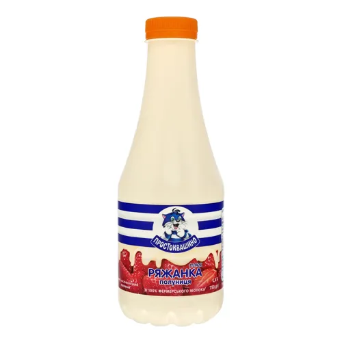 Ряжанка 2.8% пряжена Полуниця Простоквашино 750г