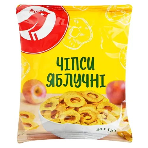 Чіпси яблучні АШАН 40г