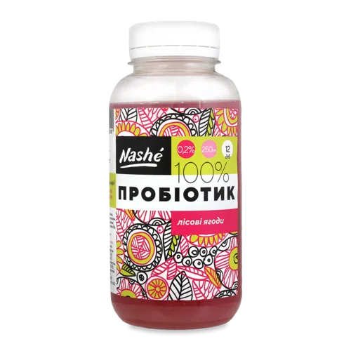 Сироваткова Напій Лісові Ягоди Пребіотик Nashé, 0.2%, 250мл