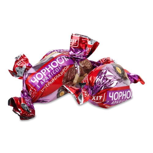 Цукерки Глазуровані Чорнослив З Арахісом, в/ґ, 1 кг