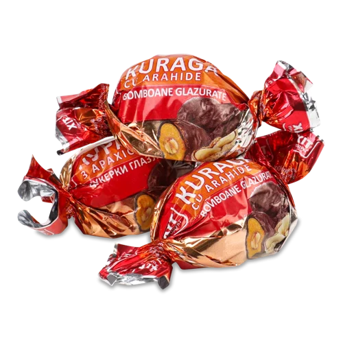 Цукерки Глазуровані Курага З Арахісом, в/ґ, 1 кг