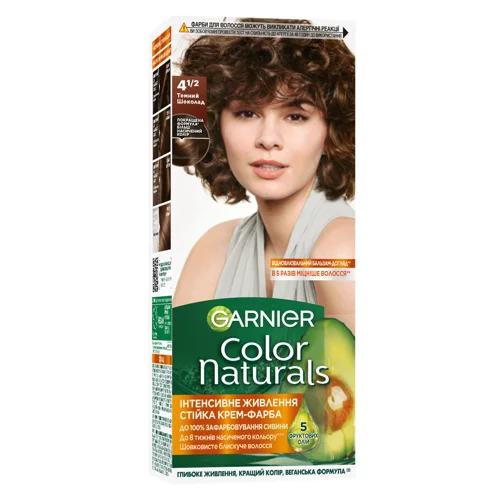 Фарба для волосся Garnier Color Naturals 4 1/2 Темний шоколад
