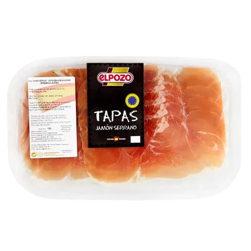 Хамон Elpozo Serrano нарізка 100г