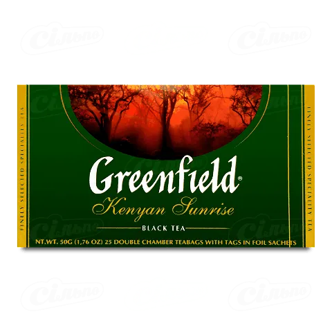 Чай чорний «Greenfield Kenyan Sunrise», 25*2г