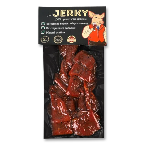 Джеркі Свинина Сиров'ялене Смачні Справи, кг