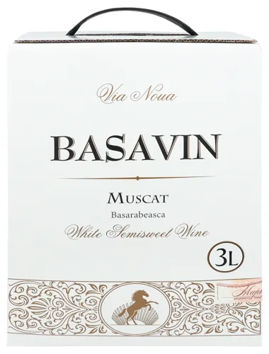 Вино 3л 11.5% біле напівсолодке Muscat Basavin