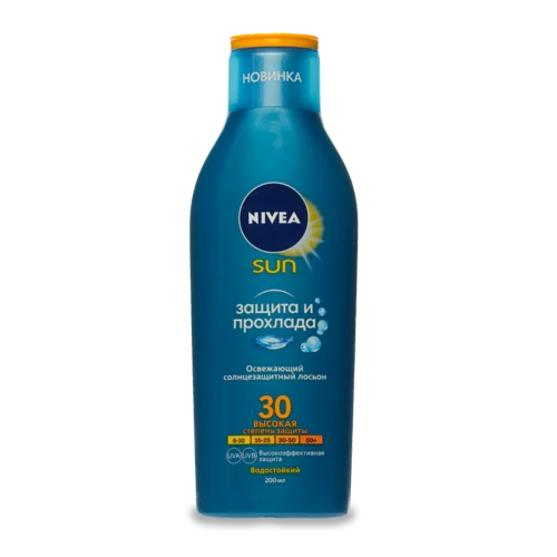 Сонцезахисний Водостійкий Лосьйон SPF 30 Sun Nivea 200мл
