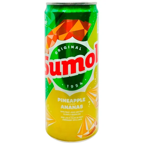 Напій газований Sumol на основі соку Ананас 0,33л