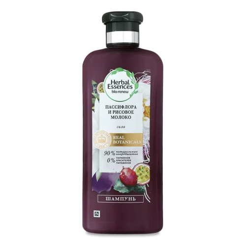 Шампунь для Волосся Herbal Essences Пасифлора та Рисове Молоко, 400 мл