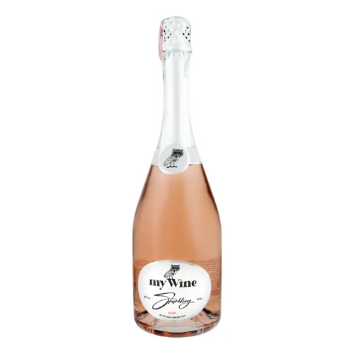 Вино ігристе 0.75л 11.5% рожеве брют My Wine пл
