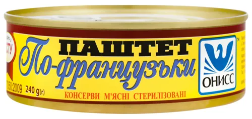 Паштет По-французьки Онисс з/б 240г