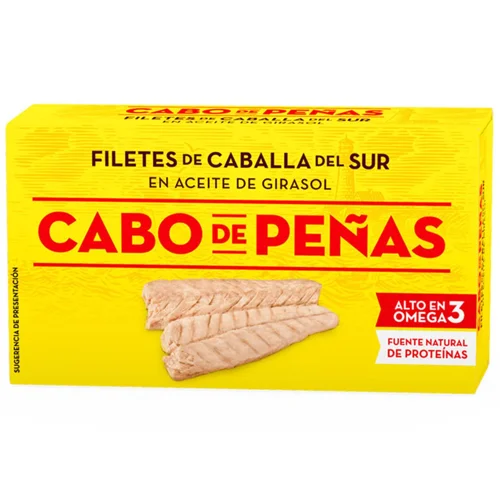 Скумбрія Cabo de Penas філе в соняшниковій олії 85г