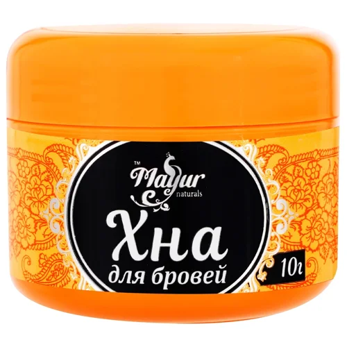 Хна порошкова Mayur для брів чорна 10г