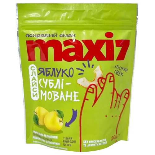 Яблуко Maxi7 слайс сублімований 20г