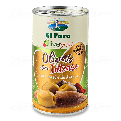 Оливки Olive You фаршировані анчоусами, 350г