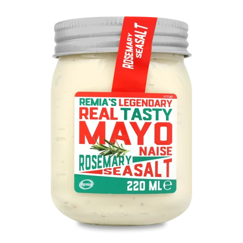 Майонез Вищого Ґатунку 67% З Розмарином І Морською Сіллю, С/Б 220мл