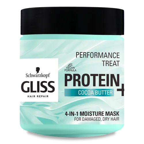 Маска для Пошкодженого Сухого Волосся Зволоження 4в1 Performance Treat Gliss Kur, 400мл