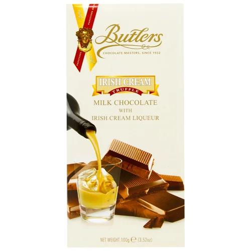 Шоколад молочний Butlers з лікером Irish Cream 100г