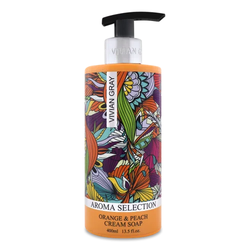 Крем-мило Orange&Peach Aroma Selection Vivian Gray, 400 мл
