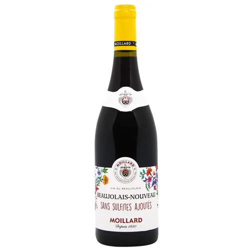 Вино Moillard Beaujolais Sans Sulfites сухе червоне 0,75л