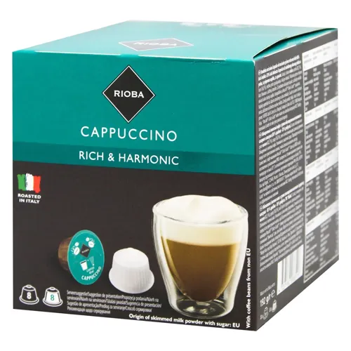 Кава Rioba Cappucciono Rich&Harmonic в капсулах 16шт