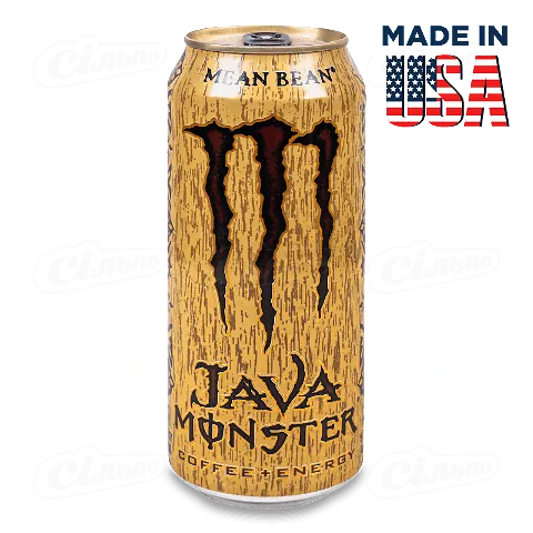Напій енергетичний Monster Energy Mean Bean з залізній банці, 0,443л