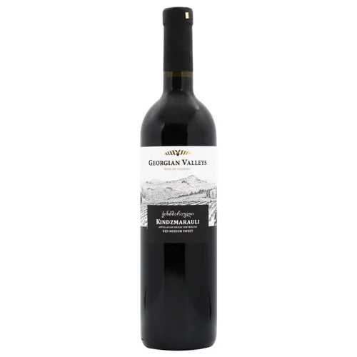 Вино Georgian Valleys Kindzmarauli червоне напівсолодке 11,5% 0,75л