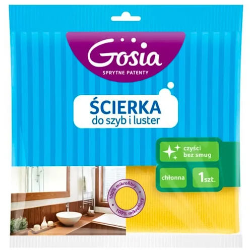 Серветка Gosia із мікрофібри для скла 300х400мм 1шт