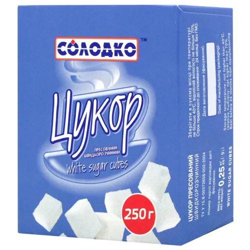 Цукор пресований Солодко швидкорозчинний 250г