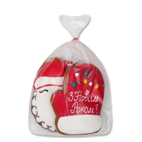 Пряники Глазуровані Без Начинки Новорічний Подарунок СмакоТая, 120г