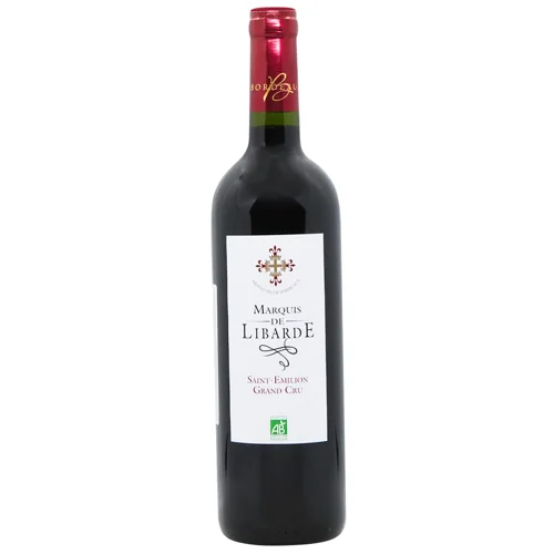 Вино Marquis de Libarde Saint-Emilion Grand Cru червоне сухе 12,5% 0,75л