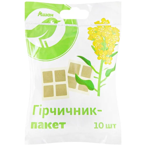 Гірчичник-пакет Auchan №10