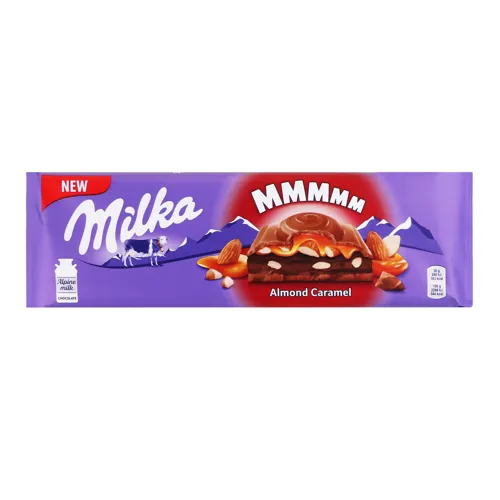 Шоколад молочний Almond Caramel Milka м/у 300г