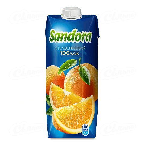 Сік Sandora апельсиновий, 0,5л