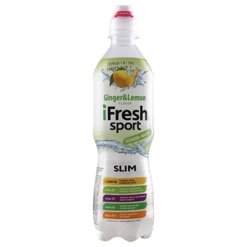 Напій безалкогольний негазований вітамінізований Ginger&Lemon Slim Sport IFresh 0.5л