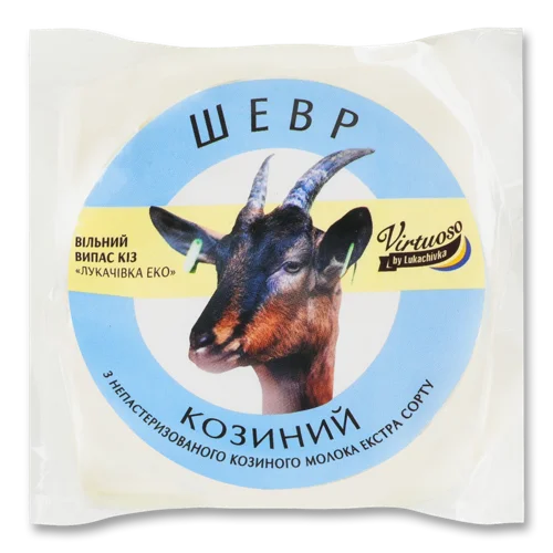 Сир З Козиного Молока Шевр 18% Virtuoso By Lukachivka, кг