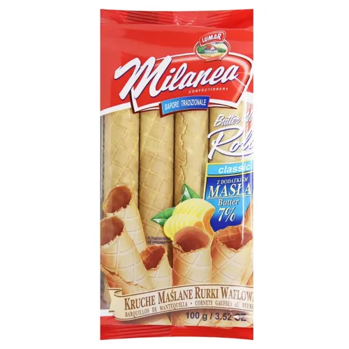 Печиво "Delicadeza" 100г *16 Вафельні трубочки