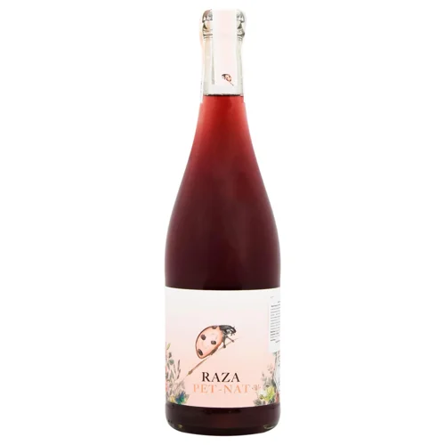 Вино ігристе Quinta da Raza Pet-Nat рожеве брют натюр 12% 0,75л