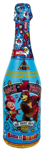 Напій безалкогольний сильногазований Яблучний Каприз Маша та Ведмідь 0.75л