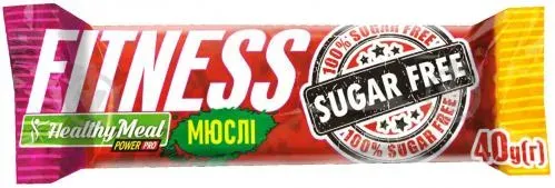 Батончик Healthy Meal Fitness низьковуглеводний мюслі 40г