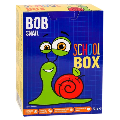 Набір цукерок Bob Snail Шкільний Бокс з іграшкою 231г