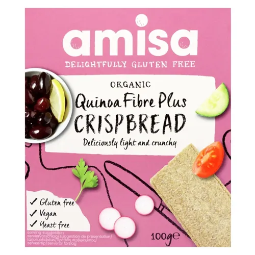 Хлібці Amisa з кіноа органічні 100г