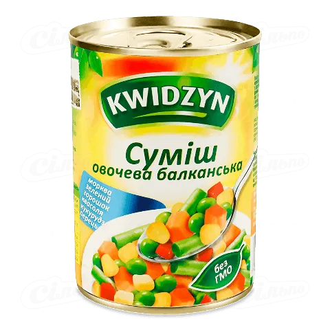 Суміш овочева Kwidzyn Балканська, 400г