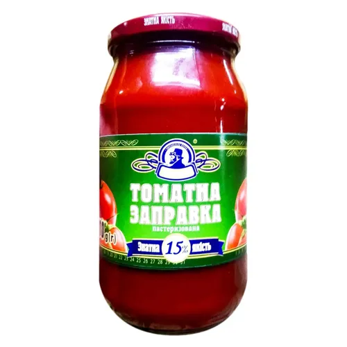 Заправка томатна Жирновъ 15% у скляній банці, 500г
